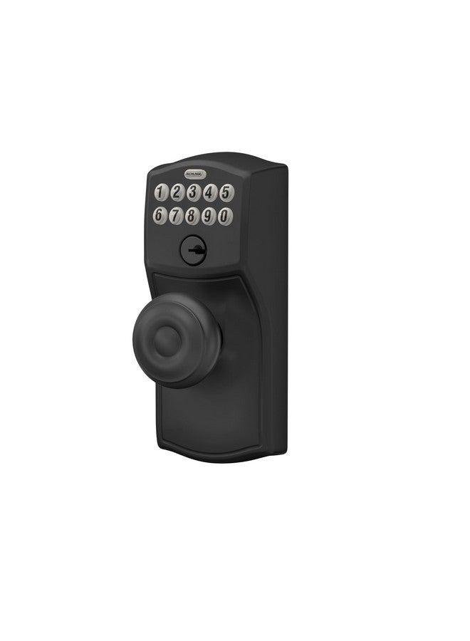 SCHLAGE FE595 CAM 622 GEO Keypad Entry with Flex Electronic Lock, Matte Black - Image 2