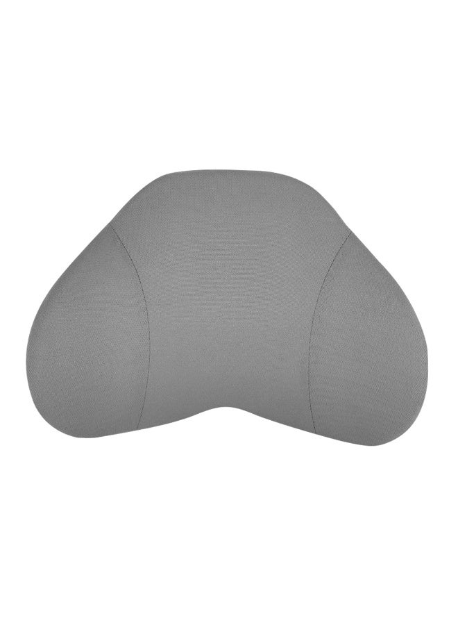 3XR Memory Foam Lumbar Support Cushion for Chair Grey – Ergonomic Back Rest with Washable Cover, Butterfly Design, Pain Relief for Office, Home, Car & Wheelchair 46×31 cm - Image 2
