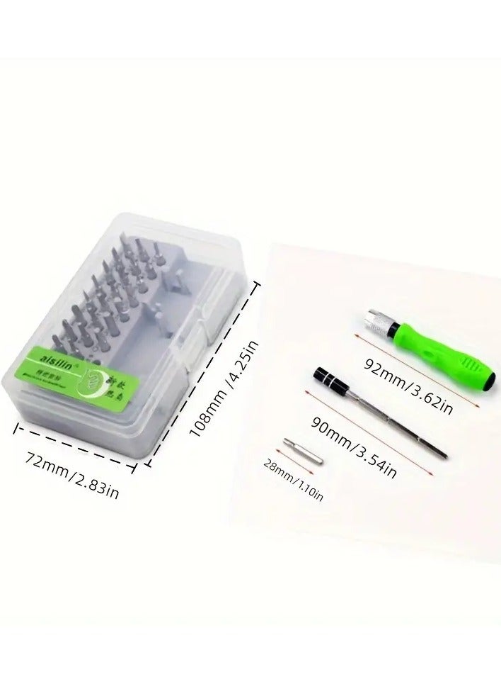 Goolsky Repair Tool 32in 1 Screwdriver Set Precision Mini Magnetic Bit Kit Mobile Phone for iPad Camera Repair  - Image 2