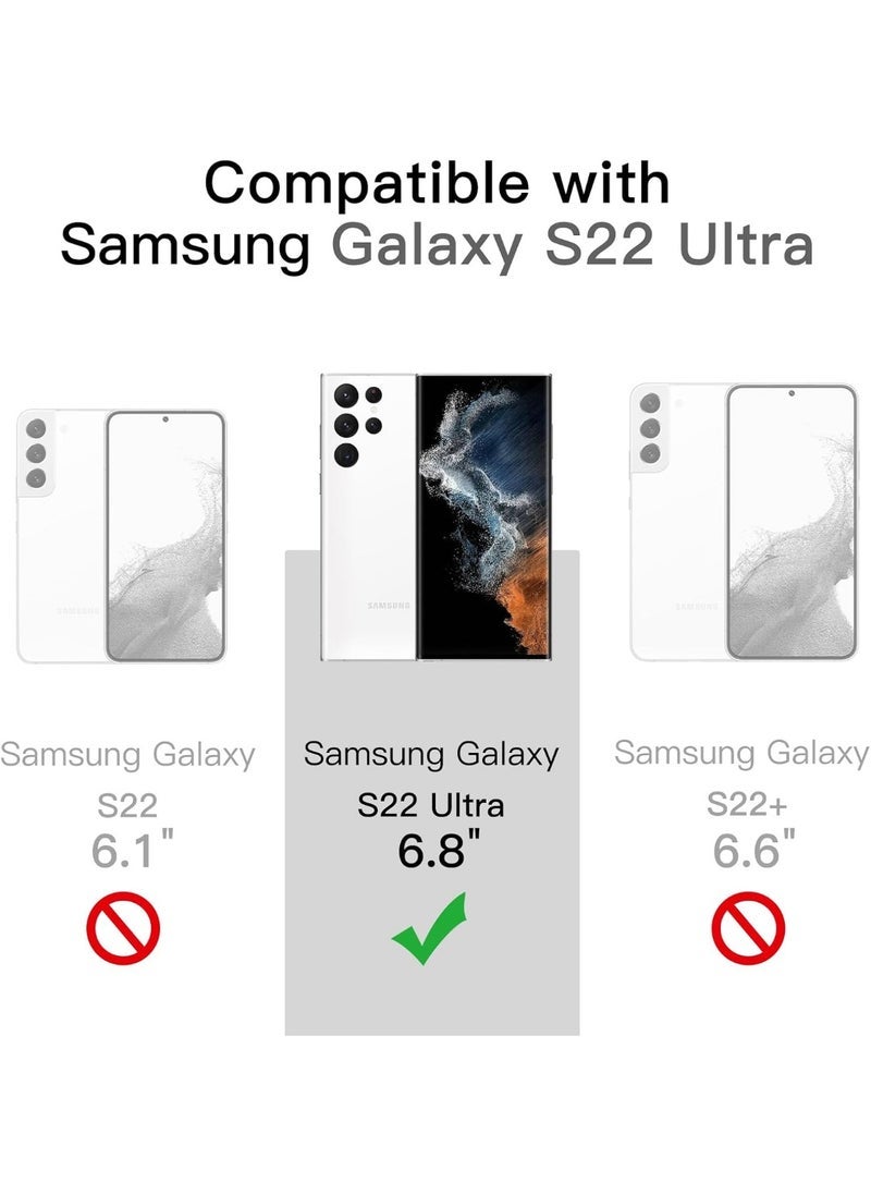 ELTRAZONE Samsung Galaxy S22 Ultra Case Cover Compatible with MagSafe | Slim, Thin Magnetic Protective Cover for Samsung Galaxy S22 Ultra 6.8-inch | Shock-Absorbing TPU & Polycarbonate Material | Precise Cutouts for Ports & Camera | Lightweight Stylish Grip | Black & Transparent Options - Image 2