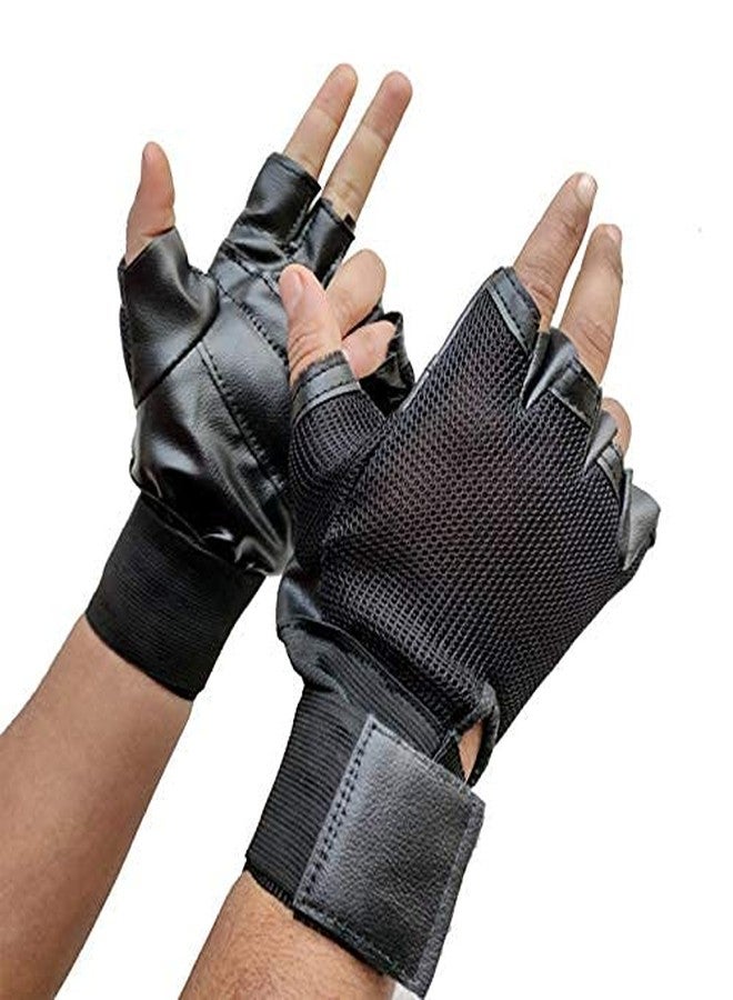 ZaySoo Gym Mesh Gloves for Weight Lifting Gym Gloves Fitness Training Protector - Free Size - Image 5