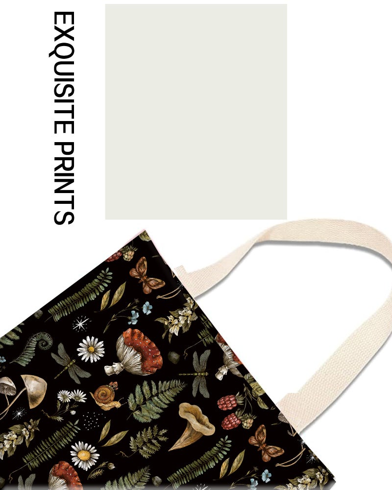 ANKVRP Hanging Car Trash Can Bag - Boho Brown Mushroom Design, Back Seat Organizer for Travel, Camping, Vehicle Accessories - Image 5