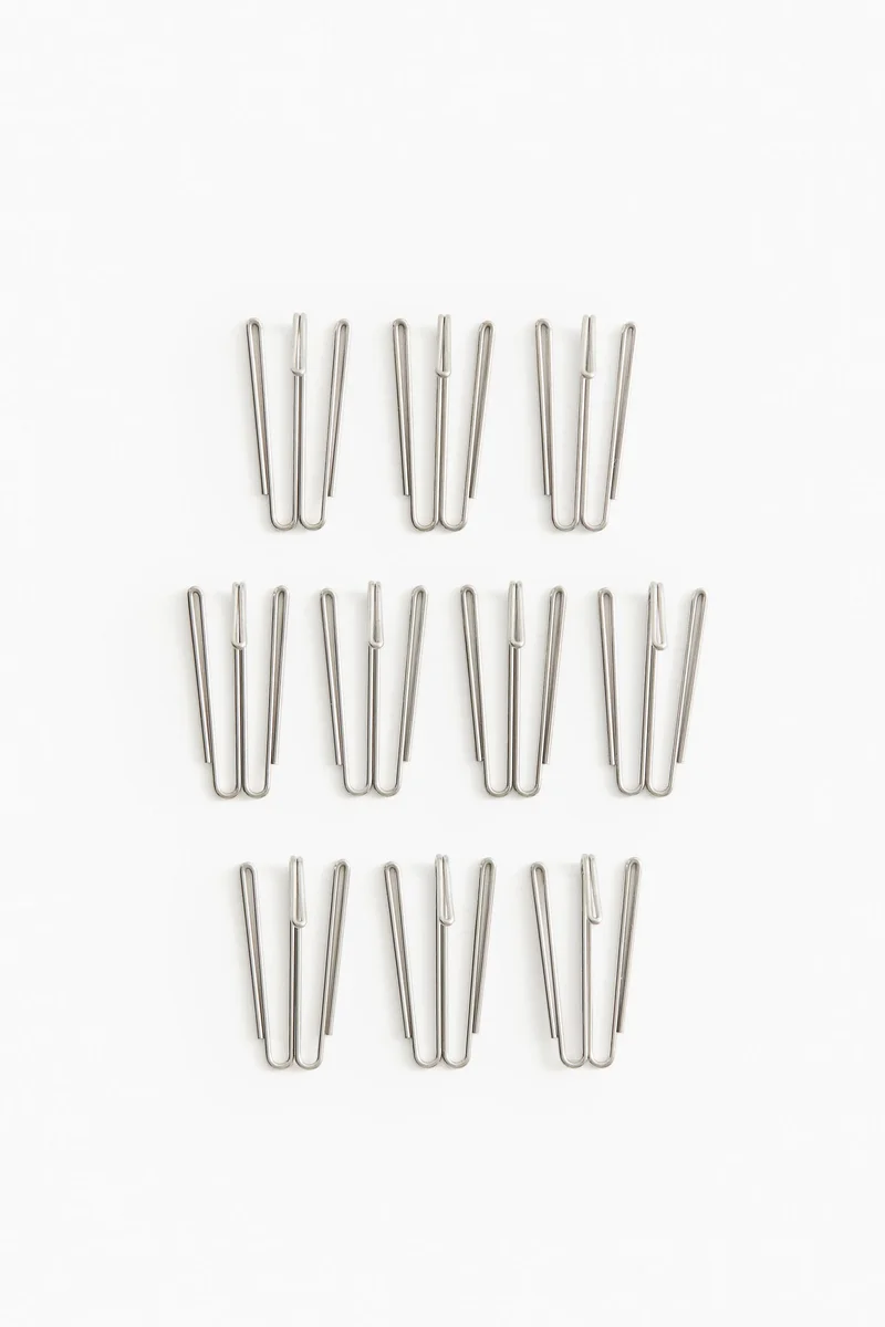 H&M 10-pack curtain hooks