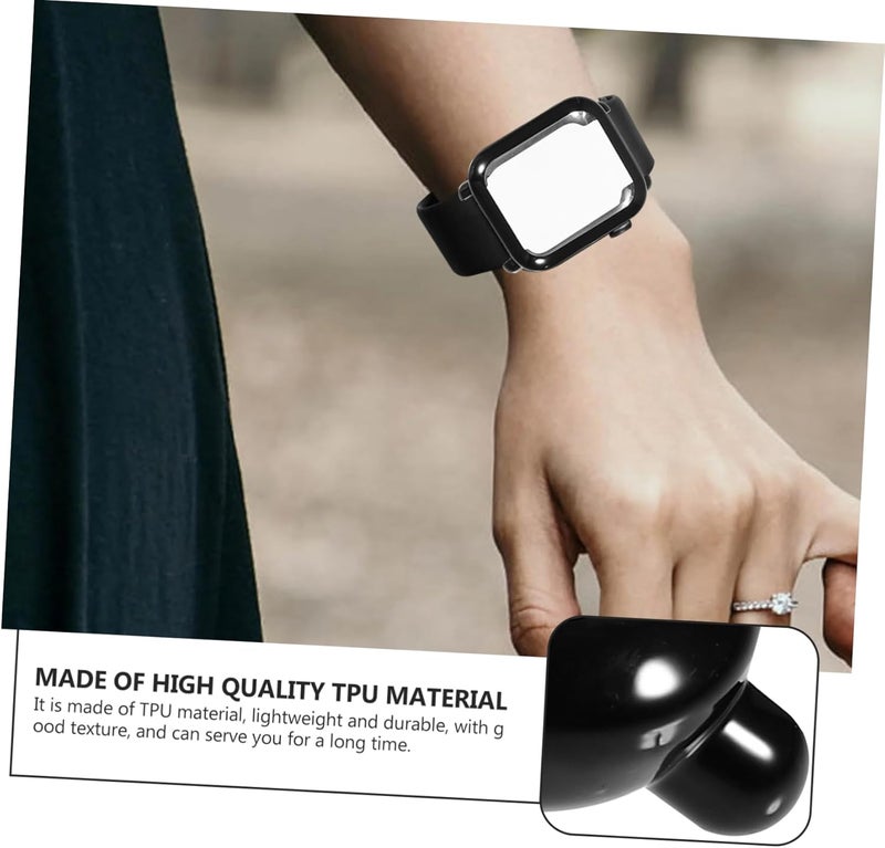 3pcs TPU Protective Case -Drop Easy Install Watch Shell Transparent for Enhanced Durability - Image 3