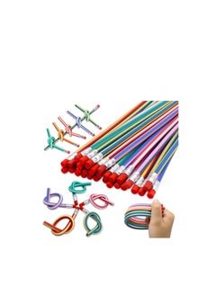 Y&D Soft Flexible Bendy Pencils 20 Pcs Colourful Magic Novelty Pencil for Kids Durable & Non-Toxic Birthday Party Bag Fillers Pinata Favours Christmas Stocking Classroom Gifts  - Image 1