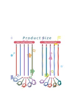 Y&D Soft Flexible Bendy Pencils 20 Pcs Colourful Magic Novelty Pencil for Kids Durable & Non-Toxic Birthday Party Bag Fillers Pinata Favours Christmas Stocking Classroom Gifts  - Image 3