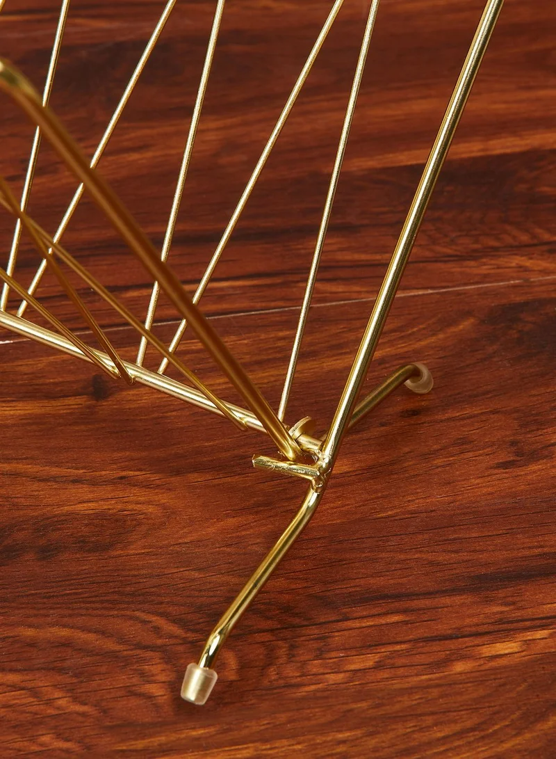 present time Diamond Gold Magazine Rack