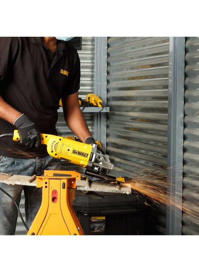 Dewalt 230mm 2200W Angle Grinder Lcok -On Switch - Image 4