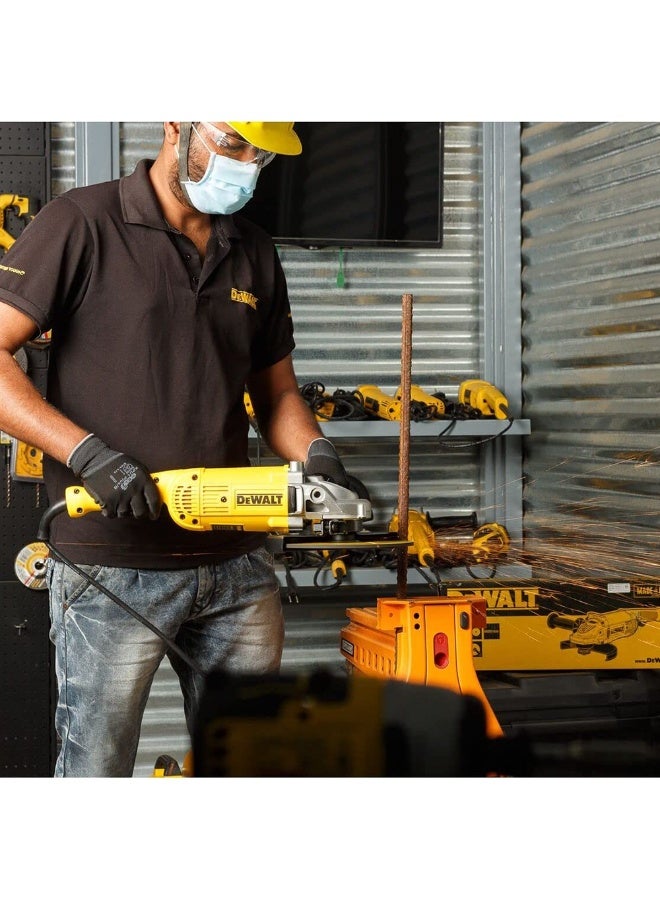 Dewalt 230mm 2200W Angle Grinder Lcok -On Switch - Image 5