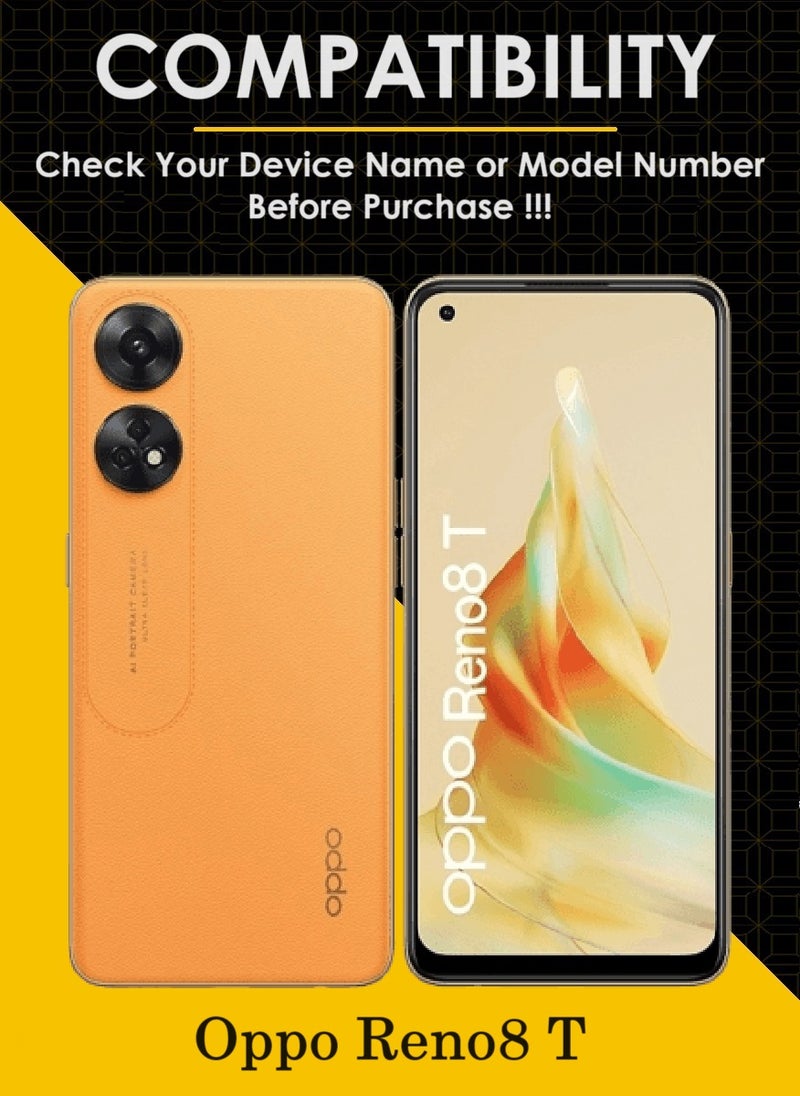 AINA Tempered Glass Screen Protector 5D Designed For Oppo Reno8 T Full Glue Edge to Edge Full Screen Coverage And Bubble Free - Image 2