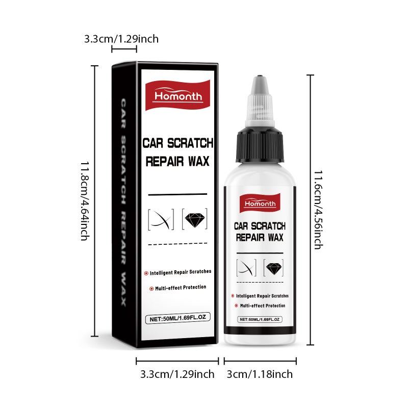 HOMONTH Car Scratch Wax Paint Care and Maintenance Liquid – Removes Scratches, Cleans, Polishes, and  Protects - Image 3