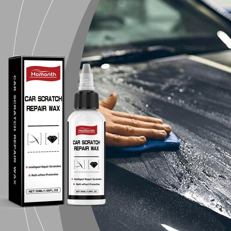 HOMONTH Car Scratch Wax Paint Care and Maintenance Liquid – Removes Scratches, Cleans, Polishes, and  Protects - Image 2