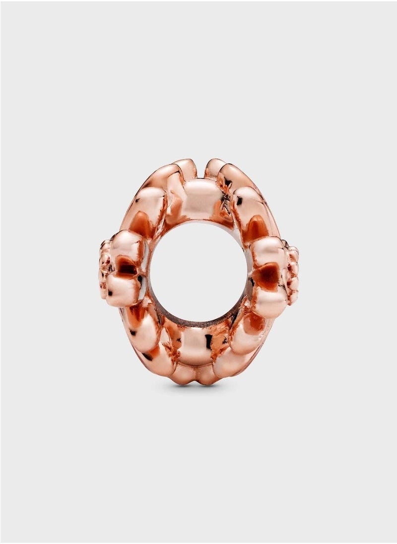 PANDORA Pink Daisy Flower Charm  - Image 3