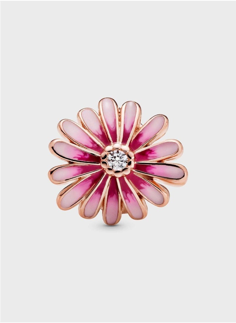 PANDORA Pink Daisy Flower Charm  - Image 2