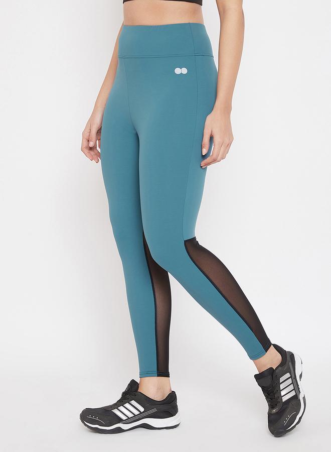 Clovia Snug Fit Active Tights with Mesh Insert - Image 3