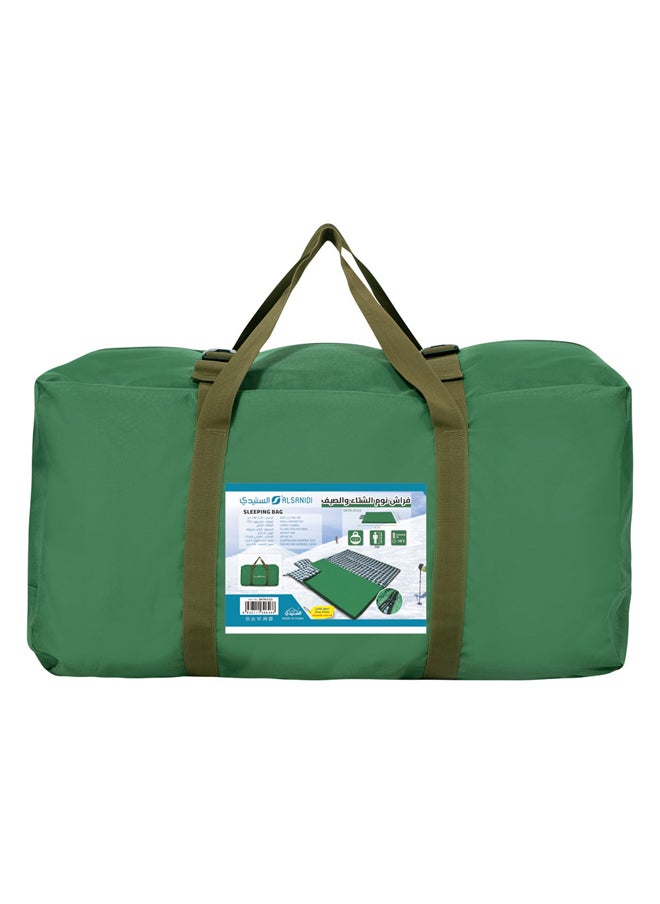 AL SANIDI Summer and winter Sleeping mattress for trips, camping Sleeping bag, Green, Size 120*220 Cm  - Image 5