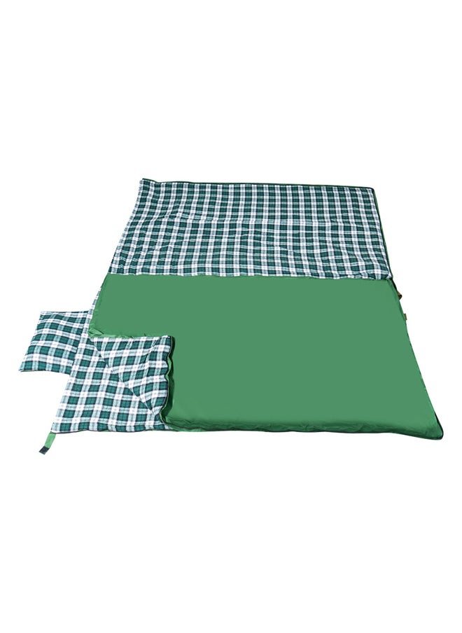 AL SANIDI Summer and winter Sleeping mattress for trips, camping Sleeping bag, Green, Size 120*220 Cm  - Image 3