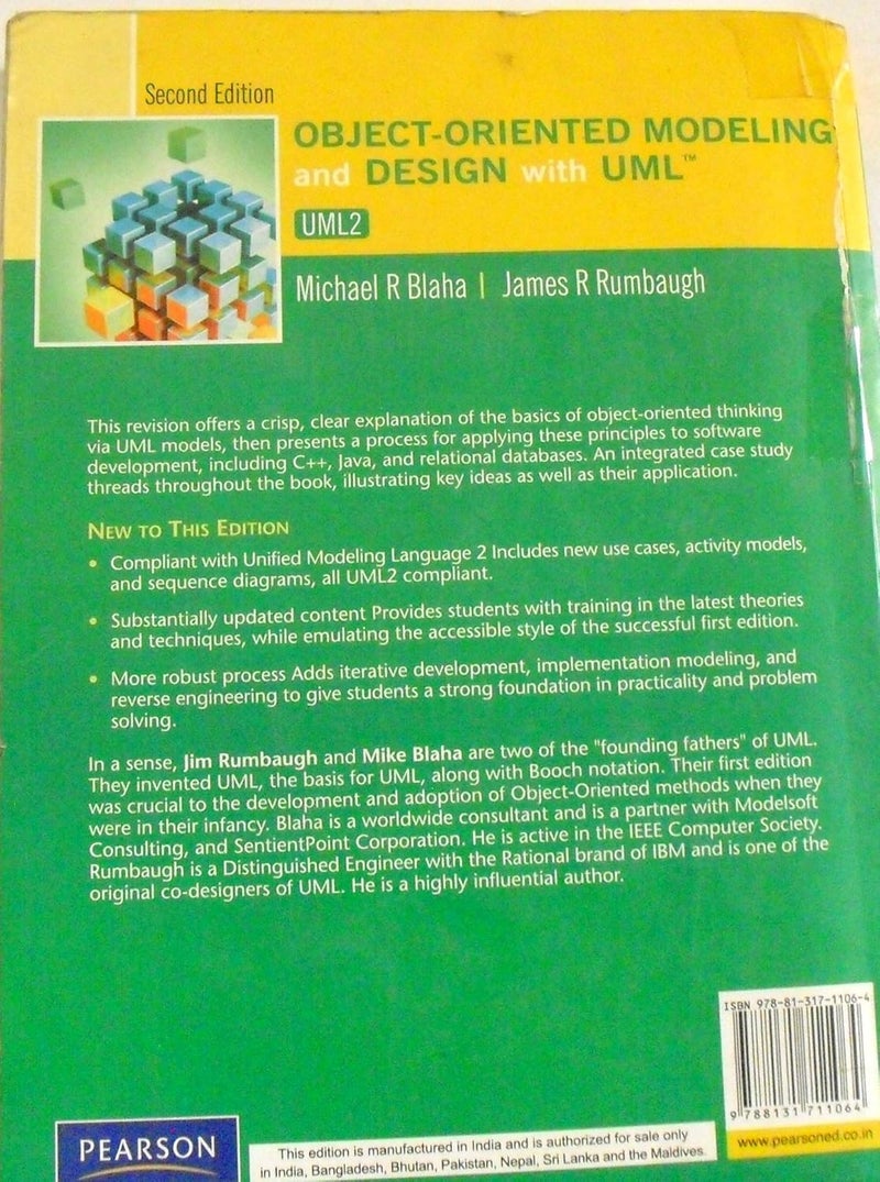 Object Oriented Modeling and Design with UML, 2e - Image 2