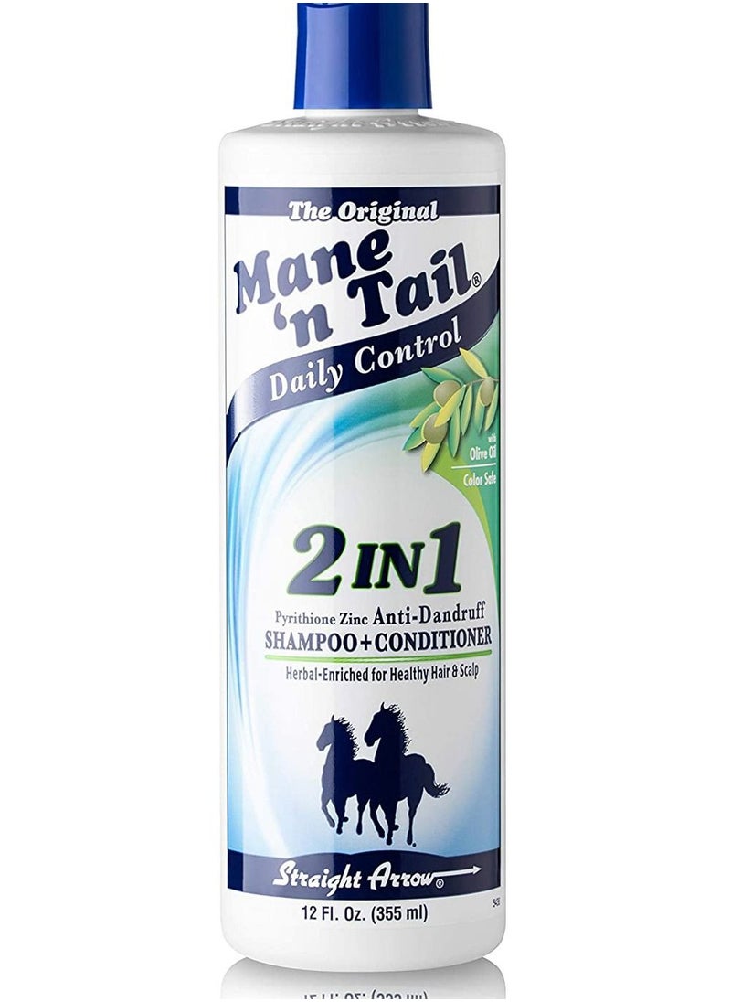 Daily Control 2-In-1 Shampoo Plus Conditioner 355ml