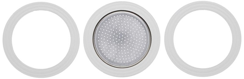 BIALeTTI Bialetti Replacement Gaskets and Filter for 1 Cup Moka  Break  Dama  Mini Express Espresso Makers 1CUP Size  - Image 1
