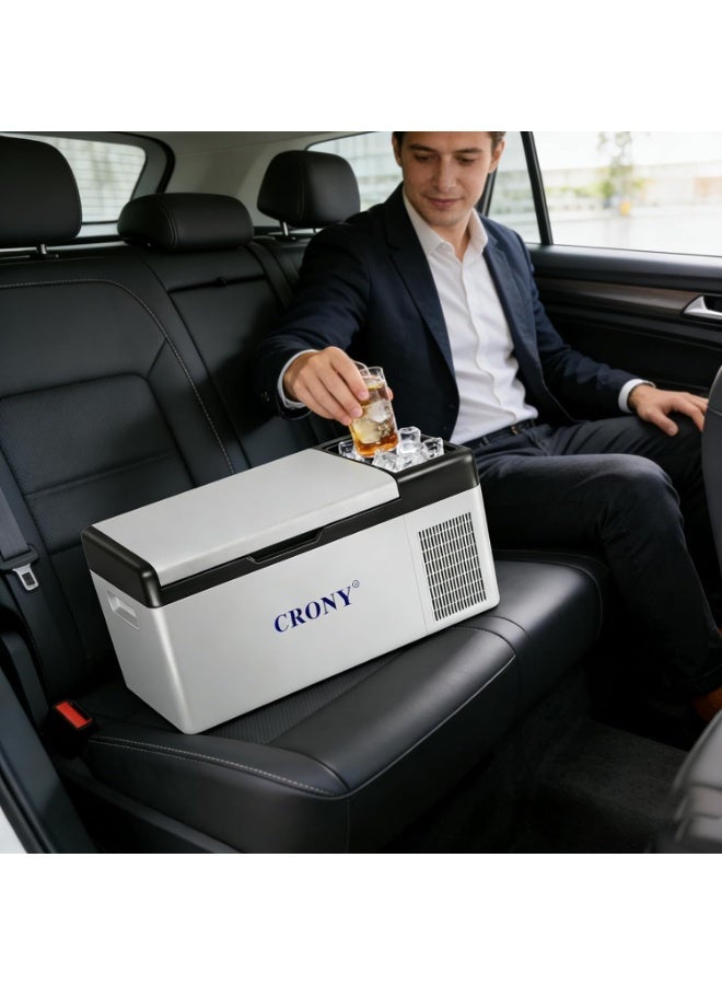 كروني ثلاجة سيارة محمولة C15 سعة 15 لترًا | ثلاجة ومجمد حراري | تيار مستمر 12 فولت/24 فولت | لوحة تحكم LED، اتصال بالتطبيق، من -20 إلى 20 درجة مئوية، حماية لبطارية السيارة. ثلاجة ومجمد محمولة سعة 15 لترًا مع تبريد حراري، نطاق درجة حرارة قابل للتعديل من -20 إلى 20 درجة مئوية، طاقة تيار مستمر 12 فولت/24 فولت، لوحة تحكم LED، اتصال بالتطبيق، وحماية لبطارية السيارة - ثلاجة صغيرة الحجم، مثالية للسفر، مثالية للتخييم والرحلات البرية والمغامرات الخارجية. - Image 5