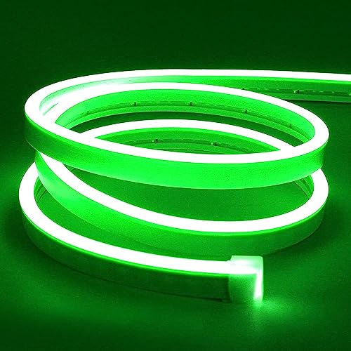 XERGY Led Neon Strip Lights 16.5Ft-Waterproof Indoor/Outdoor for Home Decoration & Custom Sign-Warm White (12V 2A Power Adapter Included),5 Meters - Image 1