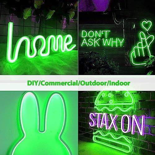 XERGY Led Neon Strip Lights 16.5Ft-Waterproof Indoor/Outdoor for Home Decoration & Custom Sign-Warm White (12V 2A Power Adapter Included),5 Meters - Image 4