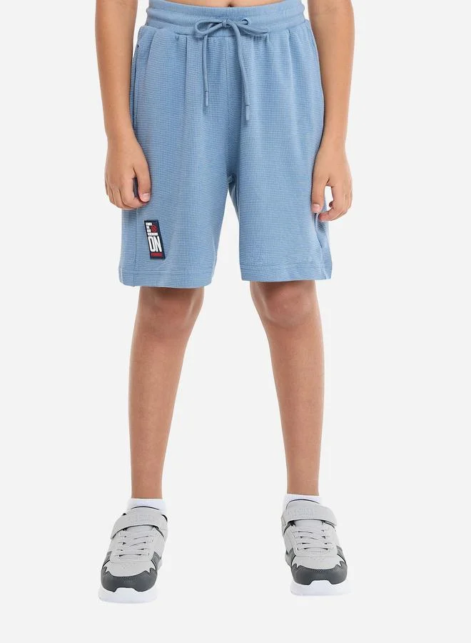 victor and jane Victor And Jane Boys Textured Oversized T-Shirt and Shorts Set