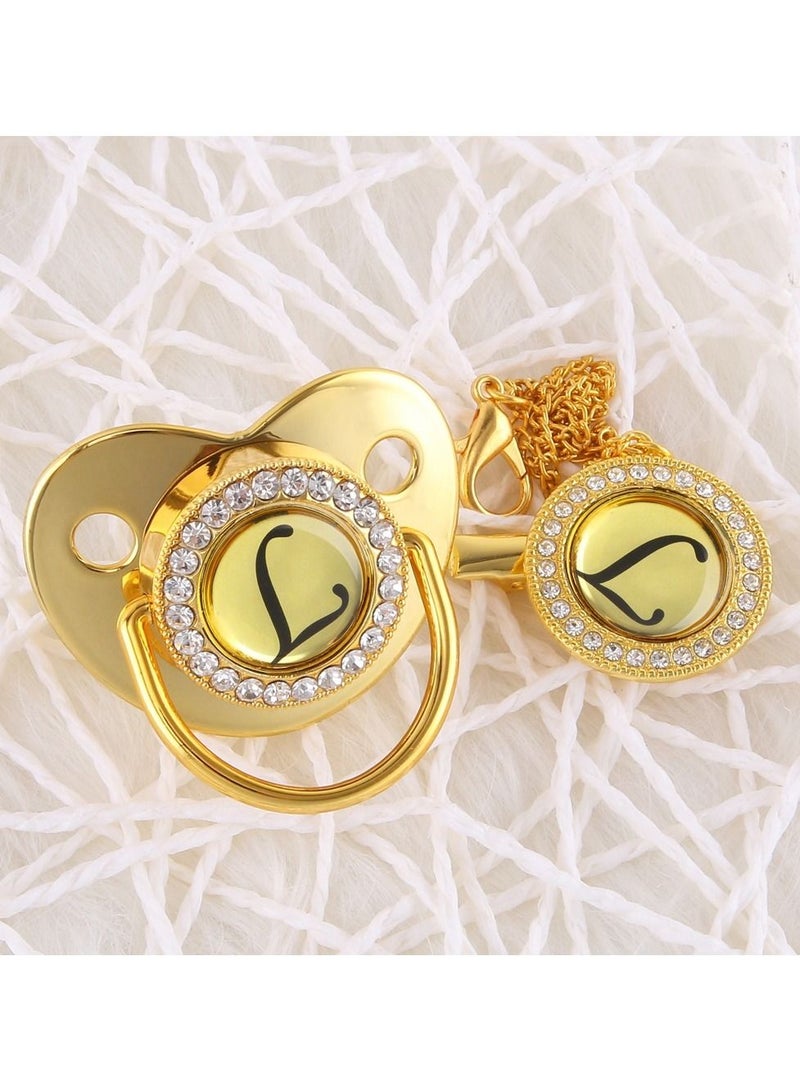Loquat Alphabet Pacifier With Pacifier Clip