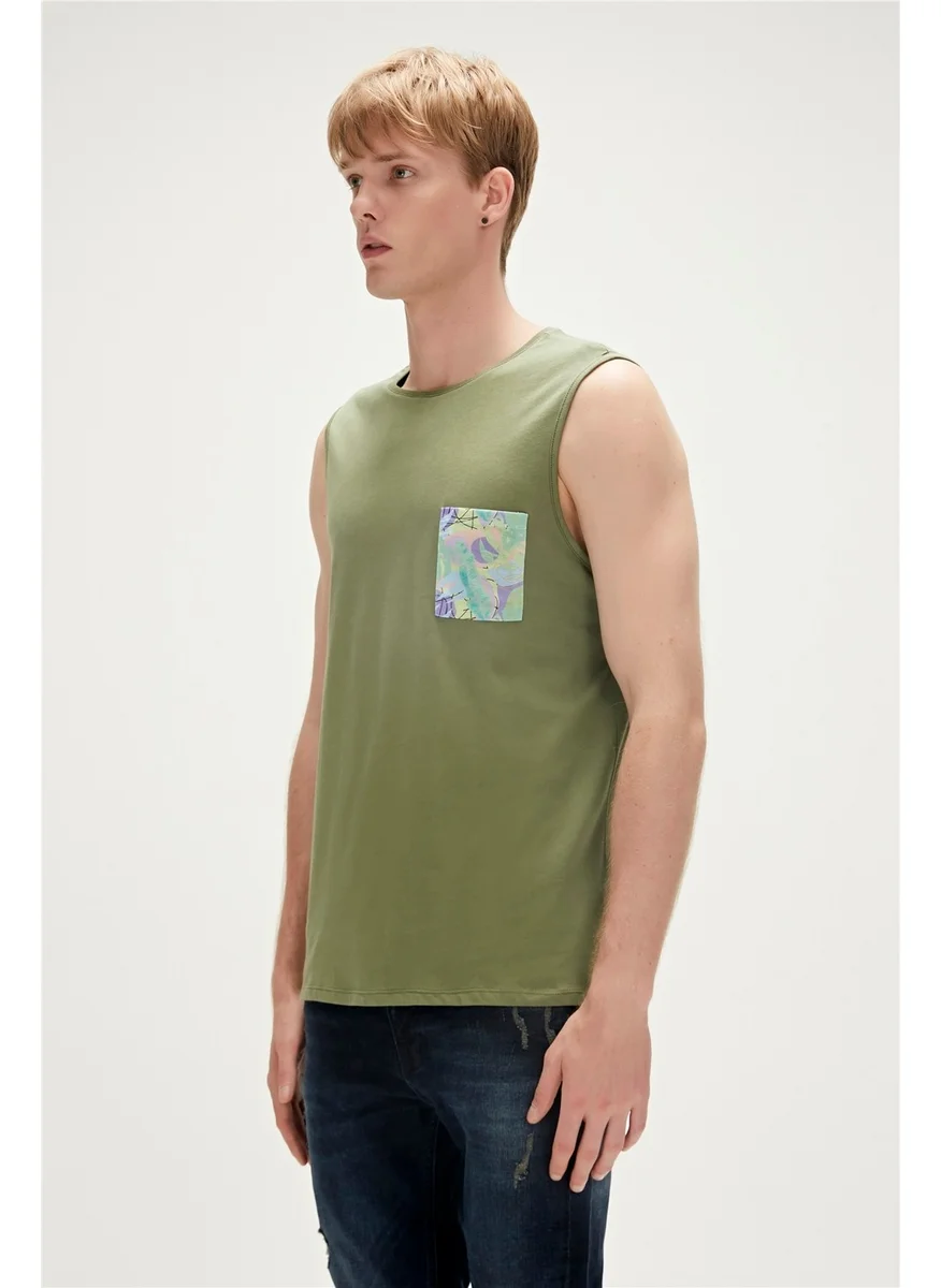 Bad Bear Monstera Tank-Top Pale Green