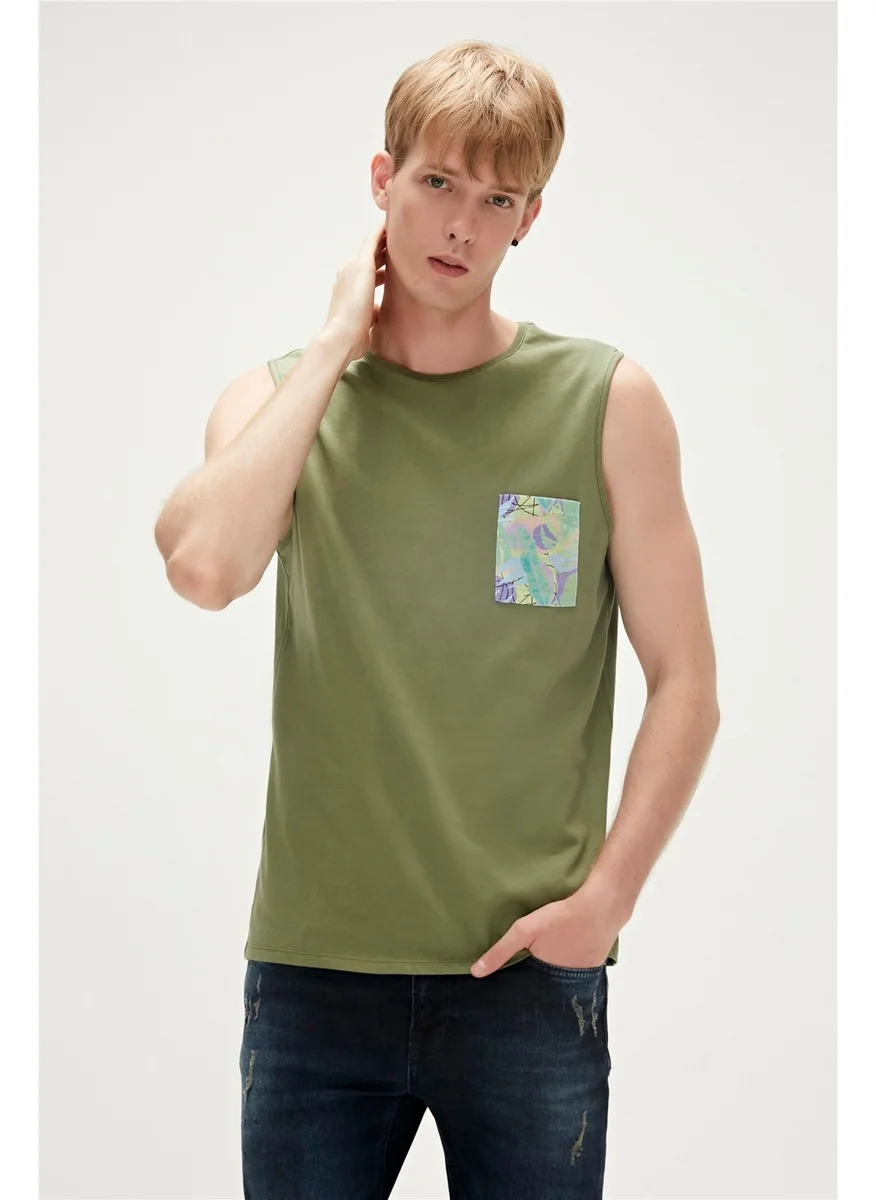 Bad Bear Monstera Tank-Top Pale Green