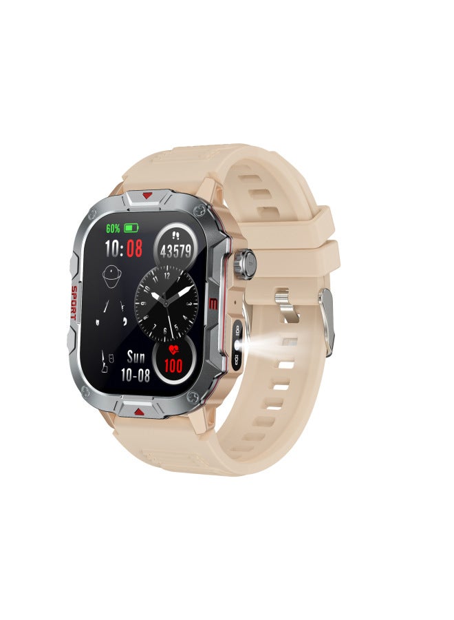 QX11 Huaqiang North Smart Watch Men's Sports Outdoor Waterproof Watch Multifunctional Heart Rate Bluetooth Call-Colour:Black Steel - Image 4