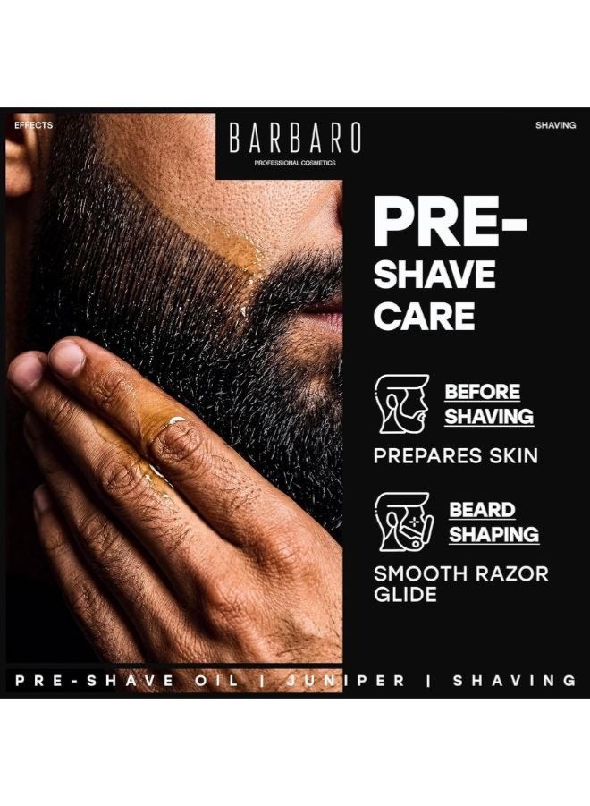 BARBARO زيت ما قبل الحلاقة باربارو للرجال - زيت للحلاقة والعناية باللحية مع ترطيب، 100 مل - Image 3