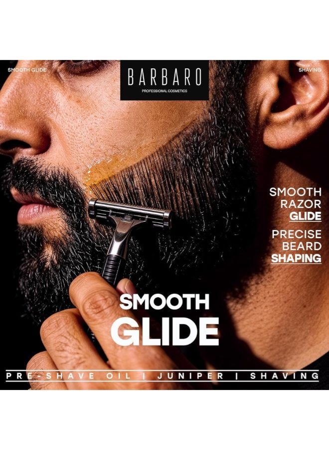 BARBARO زيت ما قبل الحلاقة باربارو للرجال - زيت للحلاقة والعناية باللحية مع ترطيب، 100 مل - Image 5