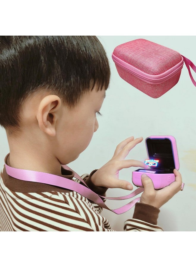 JCHPINE Hard Carrying Case And Silicone Cover For Bitzee Interactive Toy Digital Pet Case, Accessories Case For Bitzee Virtual Electronic Pets (Pink Case Only) - Image 3