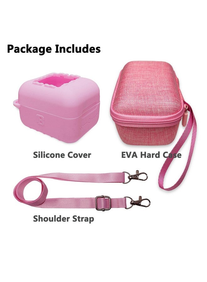 JCHPINE Hard Carrying Case And Silicone Cover For Bitzee Interactive Toy Digital Pet Case, Accessories Case For Bitzee Virtual Electronic Pets (Pink Case Only) - Image 2