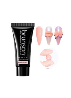 brunson Quantum 3In1 Polygel: 60g Pre-Mix Acrylic Poly gel with Sculpting & 3D Molding, Soak-Off Gel for Nail Extensions, Durable Acrylic Nail & Builder Gel Nails, Hard Gel for Nail Extension, Manicure Nails  - Image 1