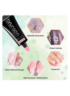 brunson Quantum 3In1 Polygel: 60g Pre-Mix Acrylic Poly gel with Sculpting & 3D Molding, Soak-Off Gel for Nail Extensions, Durable Acrylic Nail & Builder Gel Nails, Hard Gel for Nail Extension, Manicure Nails  - Image 5