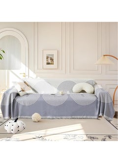 FASHION HOME Double Sided Chenille Sofa Cover Throw Blanket  - Image 3