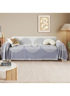 FASHION HOME Double Sided Chenille Sofa Cover Throw Blanket  - Image 2