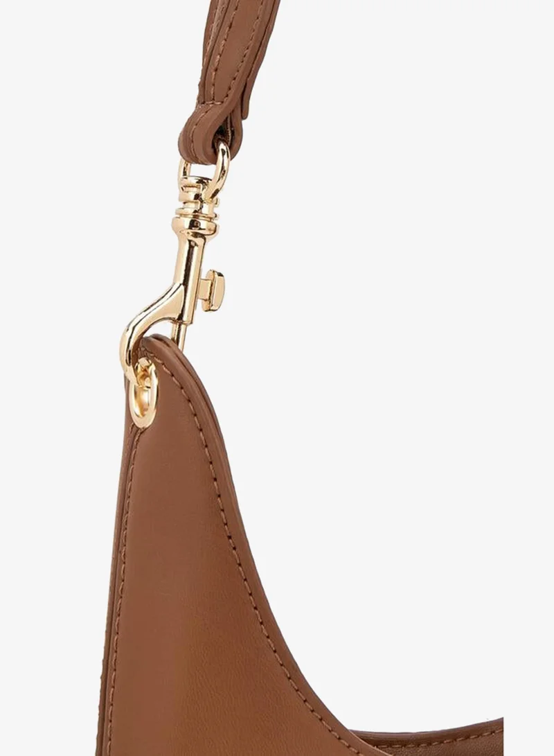 Celeste TAN Solid Shoulder Bag With Strap Handle for Women | Best Price UAE
