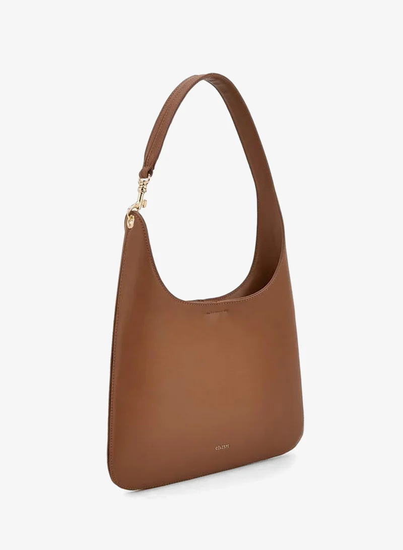 Celeste Solid Shoulder Bag With Strap Handle