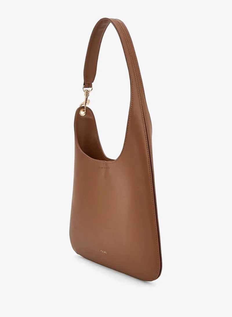 Celeste TAN Solid Shoulder Bag With Strap Handle for Women | Best Price UAE