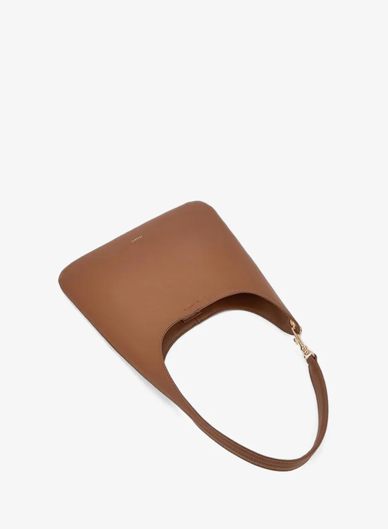 Celeste TAN Solid Shoulder Bag With Strap Handle for Women | Best Price UAE