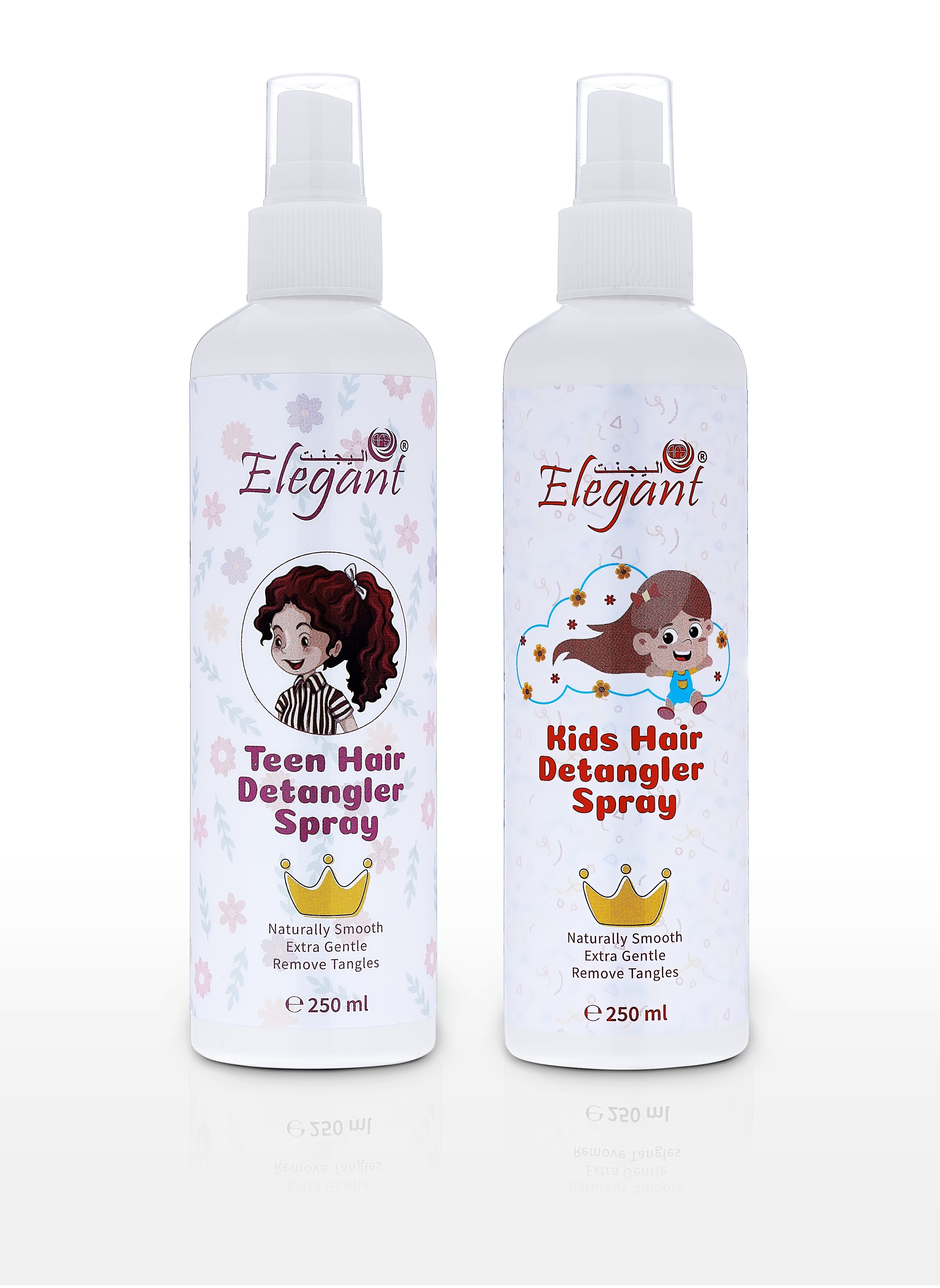 Elegant Assorted Pack Hair Detangler Spray 250ml 