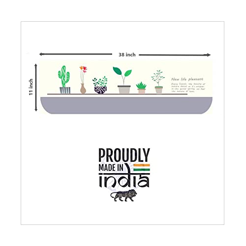 DARSHANAM WORLD Printed Air Conditioning Dust Cover Folding Designer Ac Cover for Indoor Split Ac 1.5 ton (97 x 31 x 21 .5 cm ) (GREEN FLOWER), Polyester - Image 5
