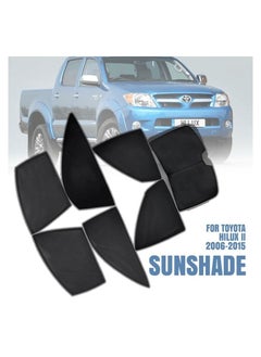 TOYOTA TOYOTA HILUX II 2006-2015 High-Quality Car Sunshade All Side Sunshade UV and Heat Protection Front Back Sides Sun Shades  - Image 1