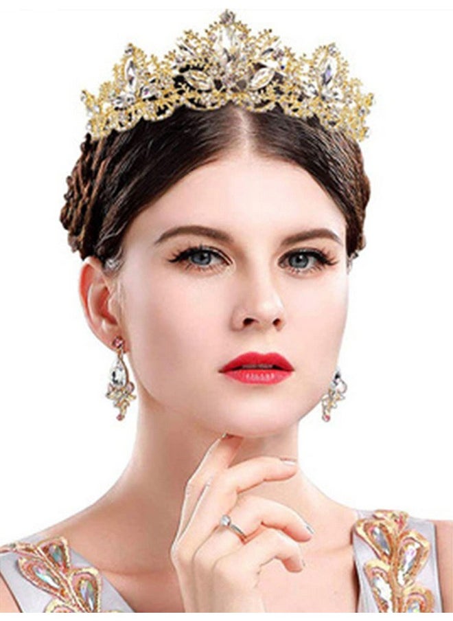 Baroque Gold Wedding Crown Sparkly Rhinestone Bride Crowns And Tiaras Prom Crystal Bridal Hair Accessories For Women And Girls (Gold) - pzsku/Z45EB523670E4BCEC8A0CZ/45/_/1735567019/ee51ac27-e7b4-457d-ae5b-95da28788a73