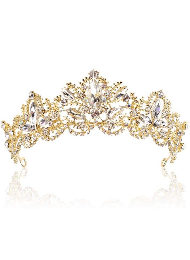 Baroque Gold Wedding Crown Sparkly Rhinestone Bride Crowns And Tiaras Prom Crystal Bridal Hair Accessories For Women And Girls (Gold) - pzsku/Z45EB523670E4BCEC8A0CZ/45/_/1735567058/647a1e13-d724-4e69-827b-bbf307360e2e