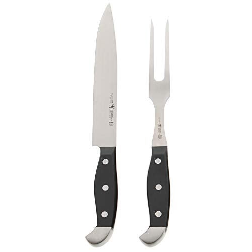 HENCKELS Statement Razor-Sharp 2-pc Carving Set, German Engineered Informed by 100+ Years of Mastery, Black/Stainless Steel - Image 1